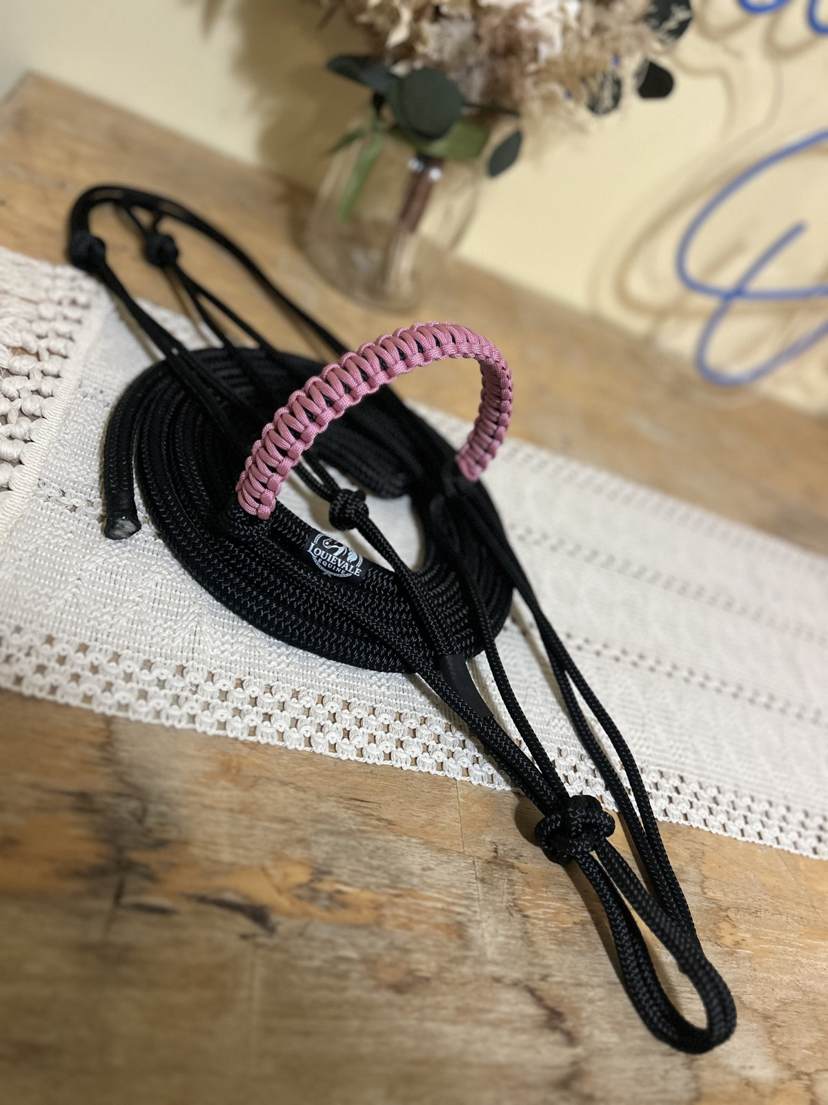 Basic Paracord Braided Halter + Lead Set