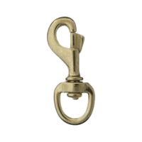 Heavy Duty Brass Swivel Clip